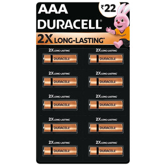 Duracell AAA Batteries, Pack of 10