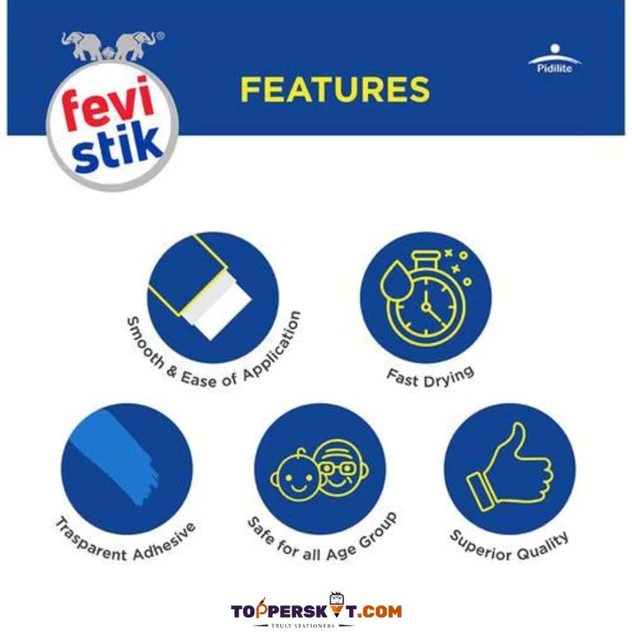 Fevistik Pocket Glue Stik, 15 Grams (Pack of 1)