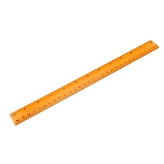 Wooden Ruler -12-inch/30 cm (Pack of 1)