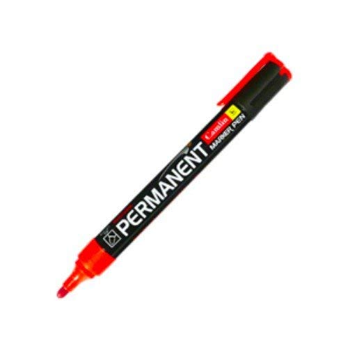 Camlin Bold-E Red Permanent Marker (Pack of 10)
