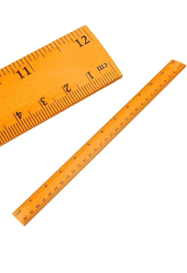 Wooden Ruler -12-inch/30 cm (Pack of 1)
