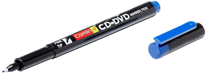 Camlin CD - DVD Marker Pen, Blue - Pack of 10