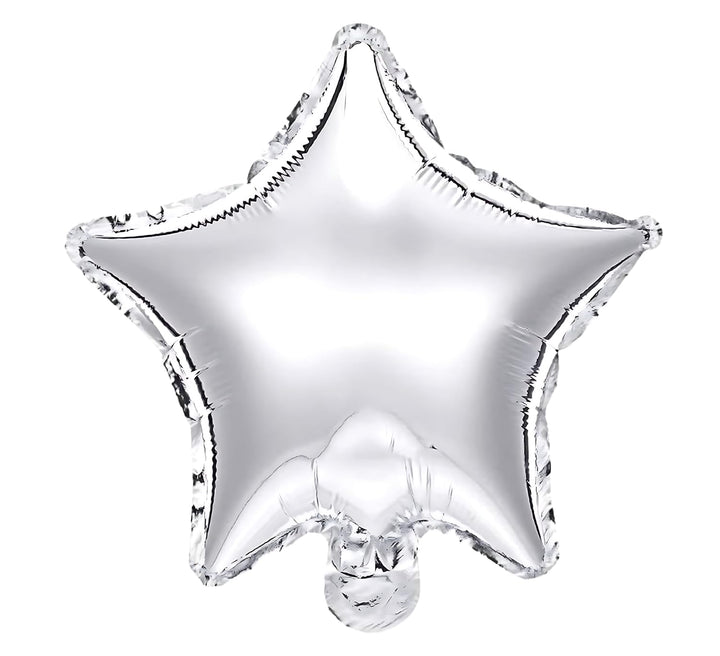 Silver Star Foil Balloon Size - 16 Inch (Pack of 1)