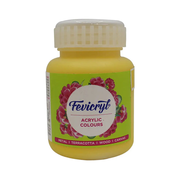 Lemon Yellow Acrylic Colours 100 ml /Pidilite Fevicryl