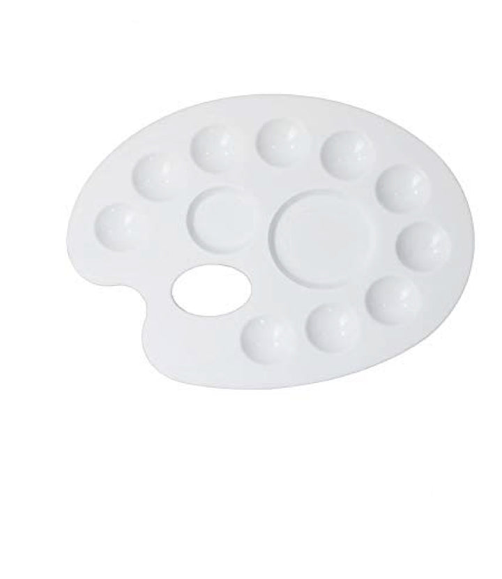 Khyati Oval Big Colour mixing palette |10 Colour Palette